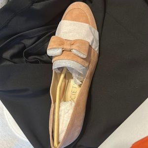 Blush sole society suede loafers